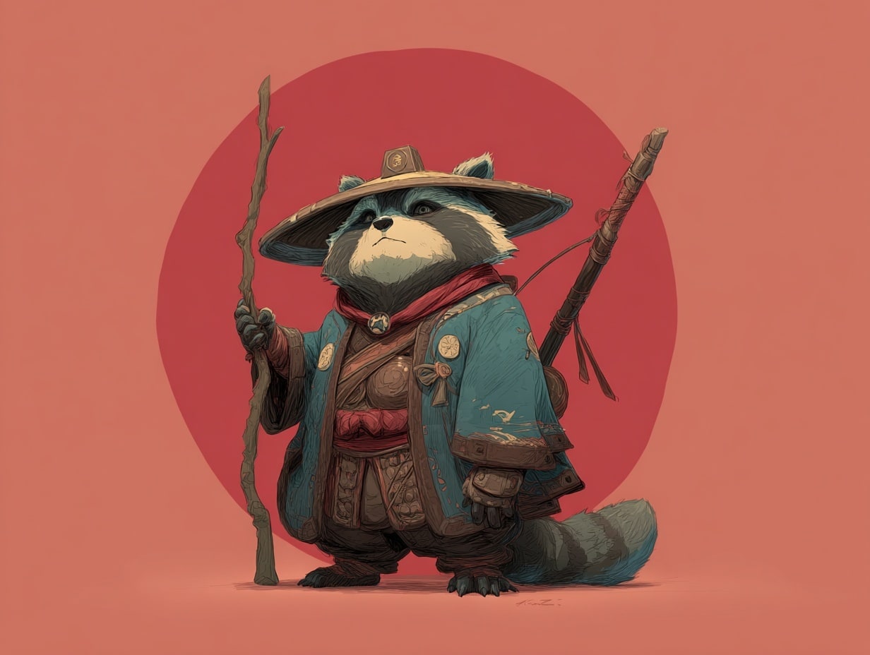 Tanuki esprit farceur symbole japon contemporain